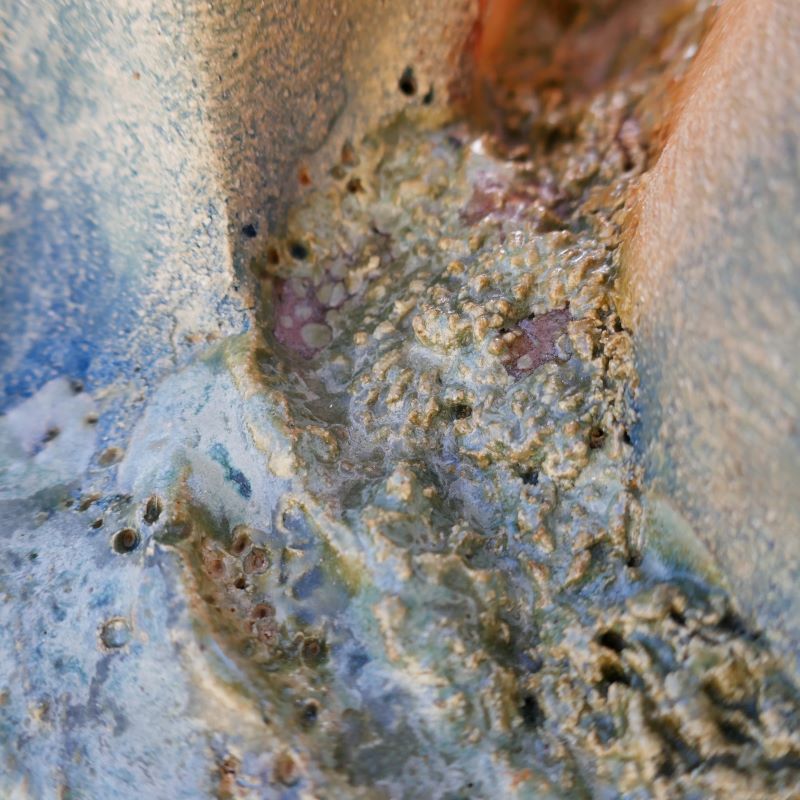 Arbres conciliabule dialogue vivant sculpture céramique couleur Gaëlle Monnerie