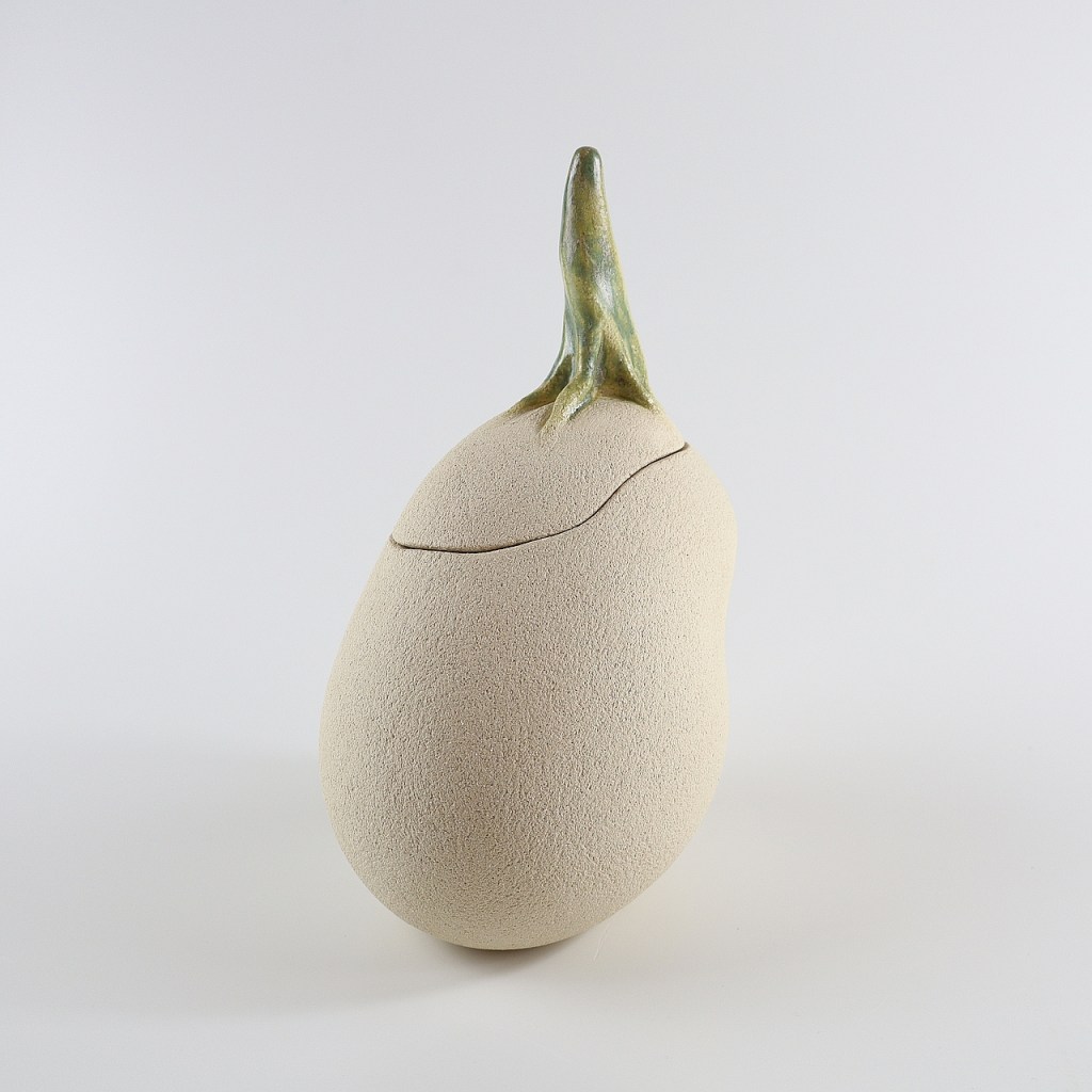 Graine vivant sculpture céramique jardin intérieur croissance métamorphose Gaëlle Monnerie