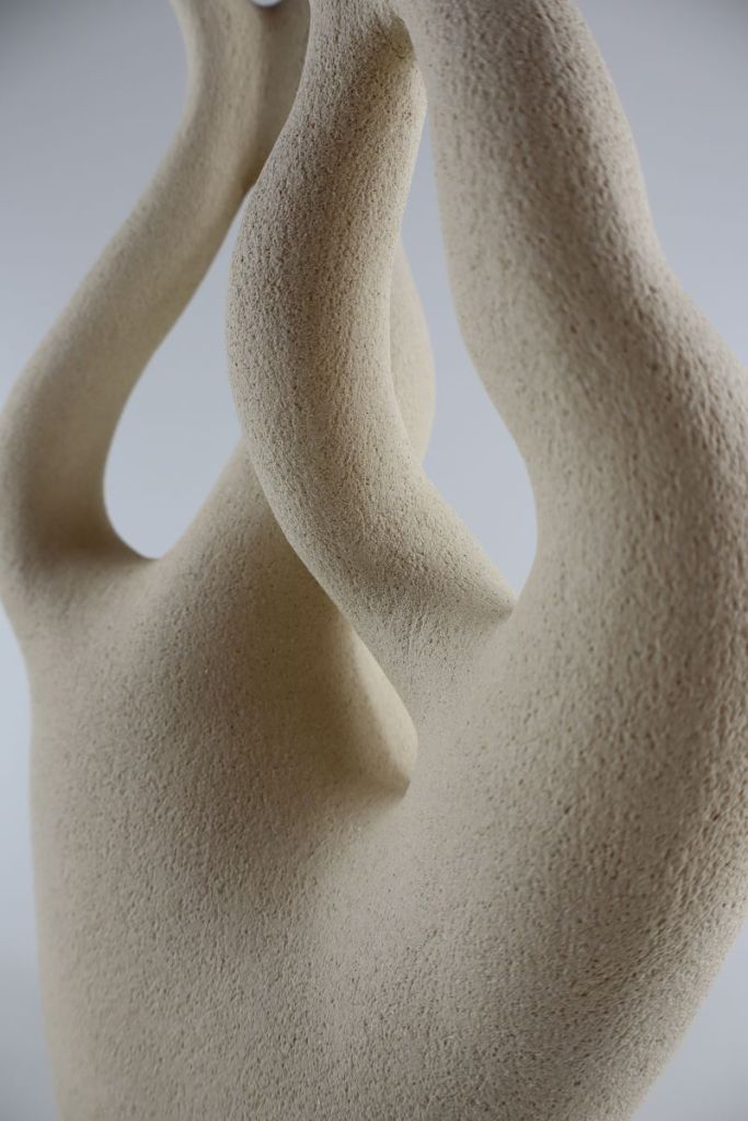 Arbre vivant sculpture céramique formes dansantes Gaëlle Monnerie